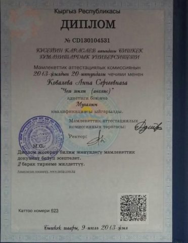 Документ преподавателя Перегудова Анна