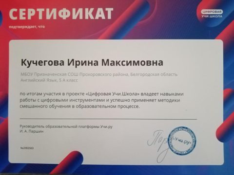Документ преподавателя Бабкина Ирина Максимовна