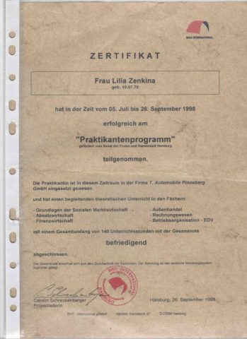 Документ преподавателя Зенкина Лилия