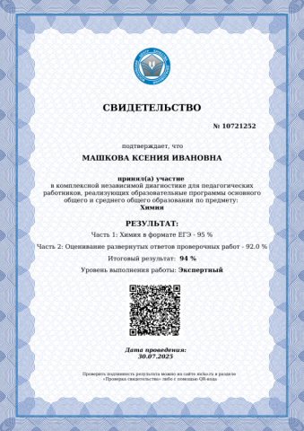 Документ преподавателя Машкова Ксения Ивановна