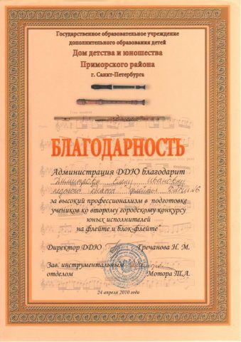 Документ преподавателя Димитрова Елена  Ивановна