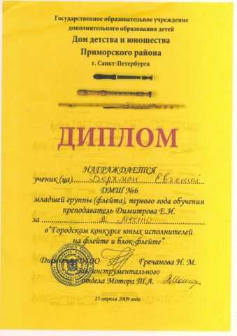 Документ преподавателя Димитрова Елена  Ивановна