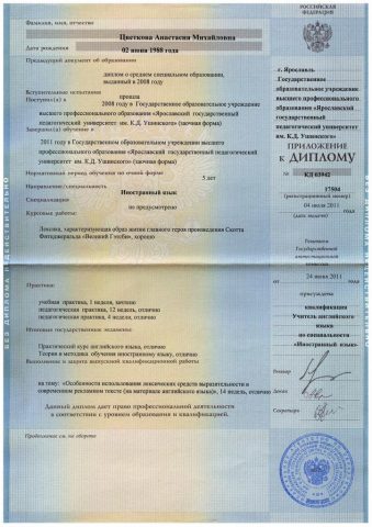 Документ преподавателя Цветкова Анастасия Михайловна