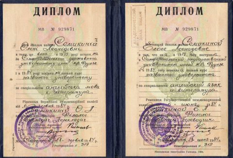 Документ преподавателя Семикина Елена Леонидовна