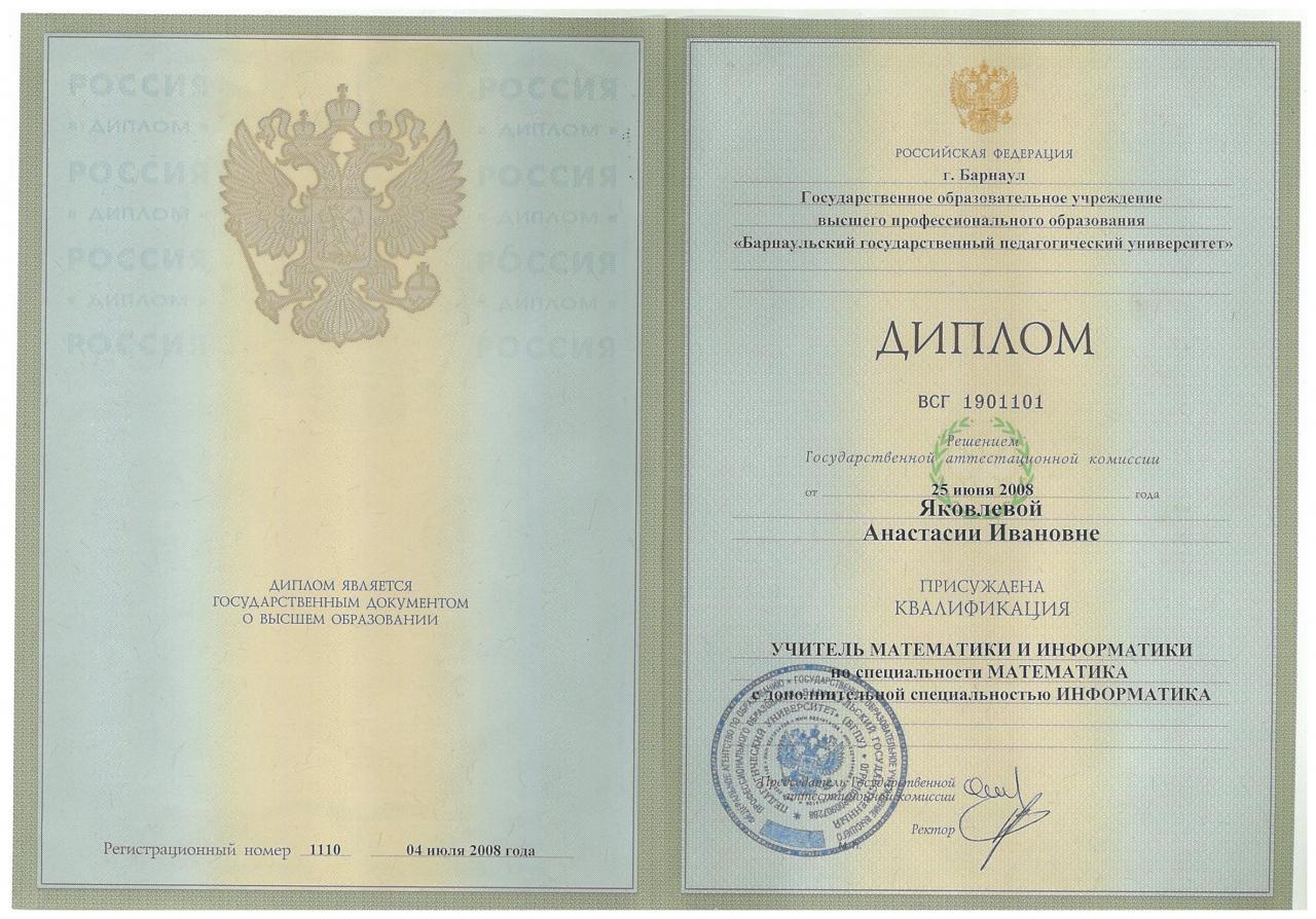 Педагогическое образование барнаул