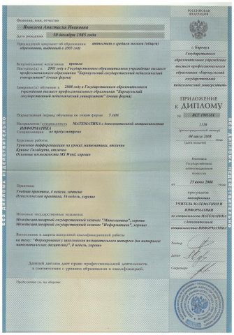 Документ преподавателя Яковлева Анастасия Ивановна