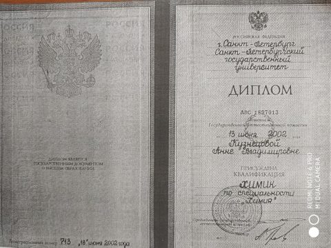 Документ преподавателя Кокорина Анна Владимировна