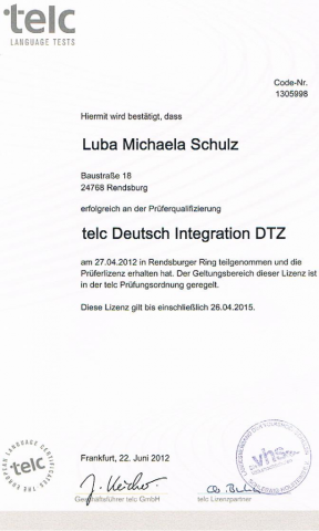 Документ преподавателя Schulz Luba Michaela