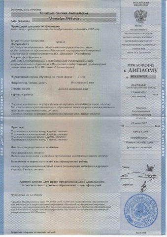 Документ преподавателя Копылова Евгения Анатольевна