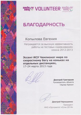 Документ преподавателя Копылова Евгения Анатольевна