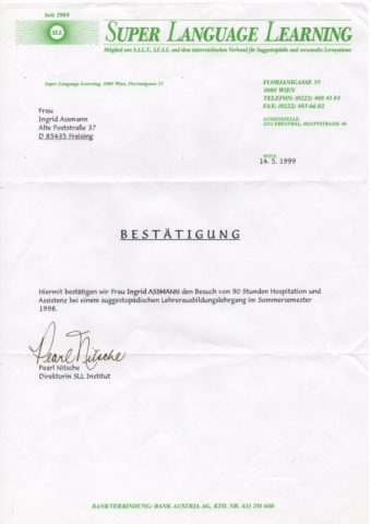 Документ преподавателя Assmann Ingrid