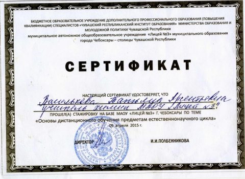 Документ преподавателя Василькова Татьяна Арсентьевна