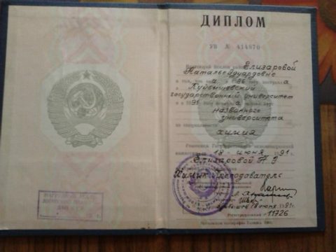 Документ преподавателя Елизарова Наталья Эдуардовна