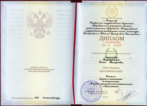 Документ преподавателя Харитонова Елена Валерьевна