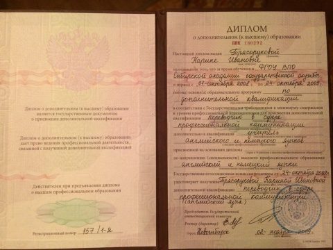Документ преподавателя Трясорукова Карина Ивановна