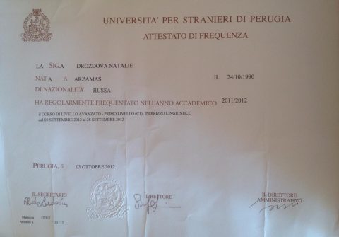 Документ преподавателя Дроздова Наталья Александровна
