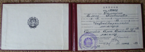Документ преподавателя Ильина Елена Анатольевна