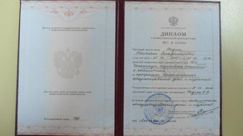 Документ преподавателя Тодика Татьяна Владимировна