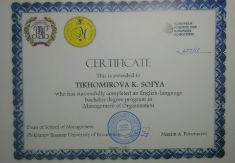 Документ преподавателя Тихомирова Софья Константиновна