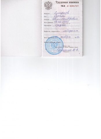 Документ преподавателя Смирнов Сергий Александрович
