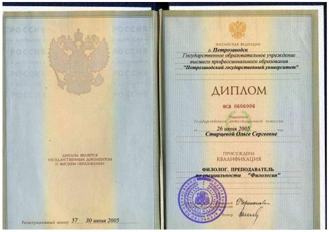 Документ преподавателя Харламова Ольга Сергеевна