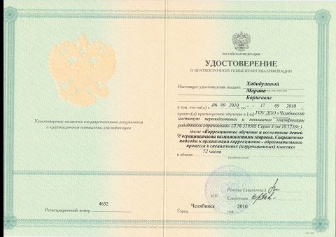 Документ преподавателя Хабибулина Марина Борисовна