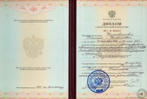 Документ преподавателя Кижеватова Талина  Николаевна