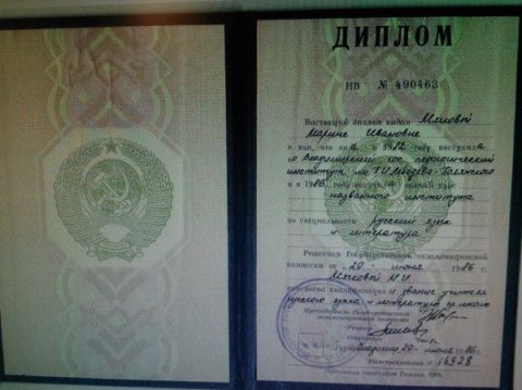Документ преподавателя Мягкова Марина Ивановна