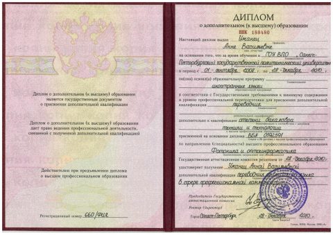 Документ преподавателя Уджа Анна Васильевна
