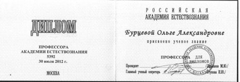 Документ преподавателя Бурцева Ольга Александровна