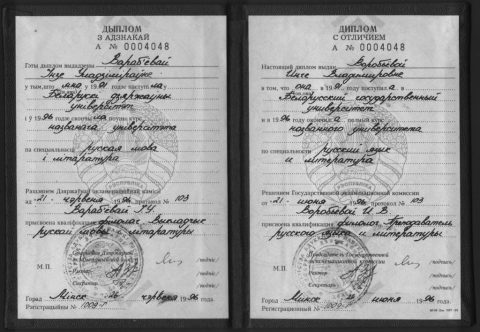 Документ преподавателя Воробьёва Инга Владимировна