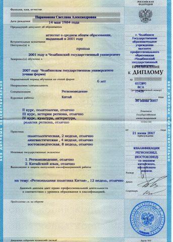 Документ преподавателя Парамонова Светлана Александровна