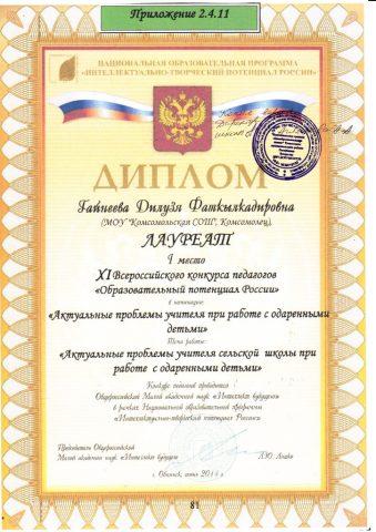 Документ преподавателя Гайнеева Дилузя Фаткылкадировна