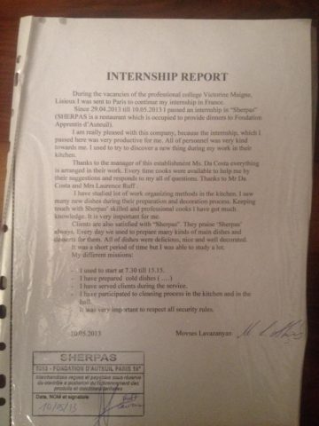 Документ преподавателя Лавазанян Мовсес Акопович