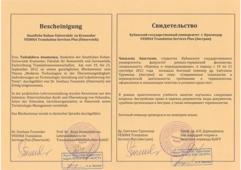 Документ преподавателя Чакилева Анастасия Олеговна