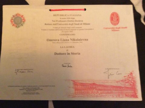 Документ преподавателя Веларди Лиана
