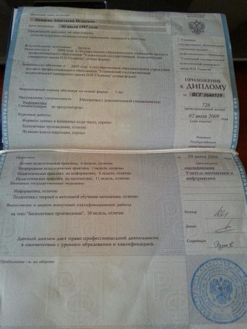 Документ преподавателя Склярук Анастасия Игоревна