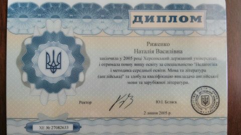 Документ преподавателя Рыженко Наталья Васильевна