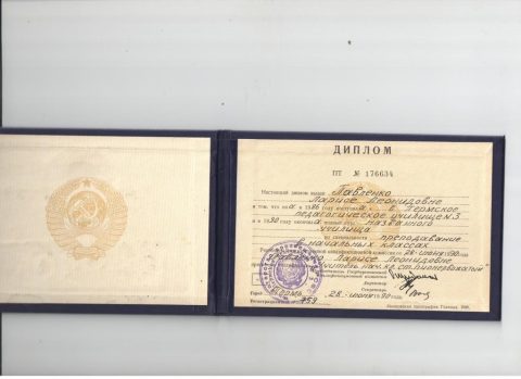 Документ преподавателя Мотырева Лариса Леонидовна
