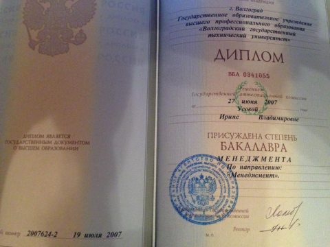 Документ преподавателя Усова Ирина Владимировна