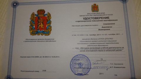 Документ преподавателя Степанова Анастасия Викторовна