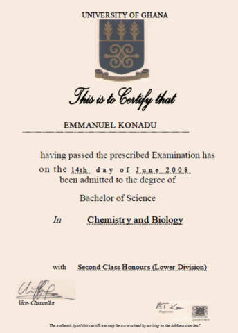 Документ преподавателя KONADU EMMANUEL