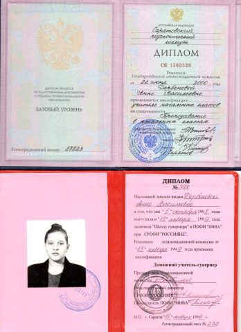 Документ преподавателя Колесова Анна Васильевна