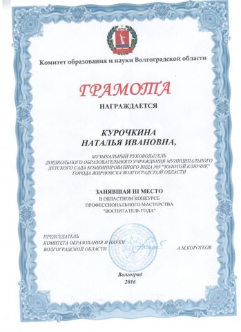 Документ преподавателя Курочкина Наталия Ивановна