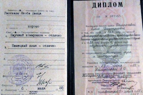 Документ преподавателя Малкова Елена Дмитриевна