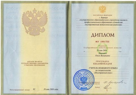 Документ преподавателя Иванова Ольга Валерьевна