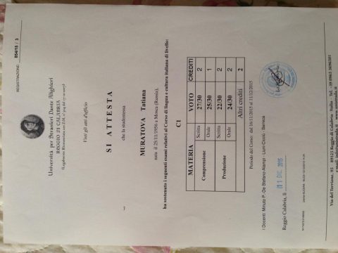 Документ преподавателя Муратова Татьяна Владимировна