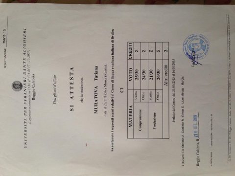 Документ преподавателя Муратова Татьяна Владимировна